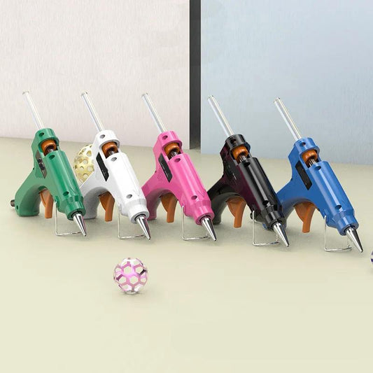 Electric-hot Melt Glue Gun with 7*100MM Glue Sticks 70W Industrial Mini Guns Thermo Electric Heat Temperature Tool