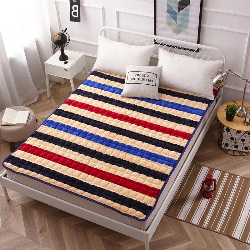 Winter Double-sided Plus Velvet Soft Coral Velvet Mattress Thicker Breathable Household Double Bed Mattress with Washable Tatami Mattress