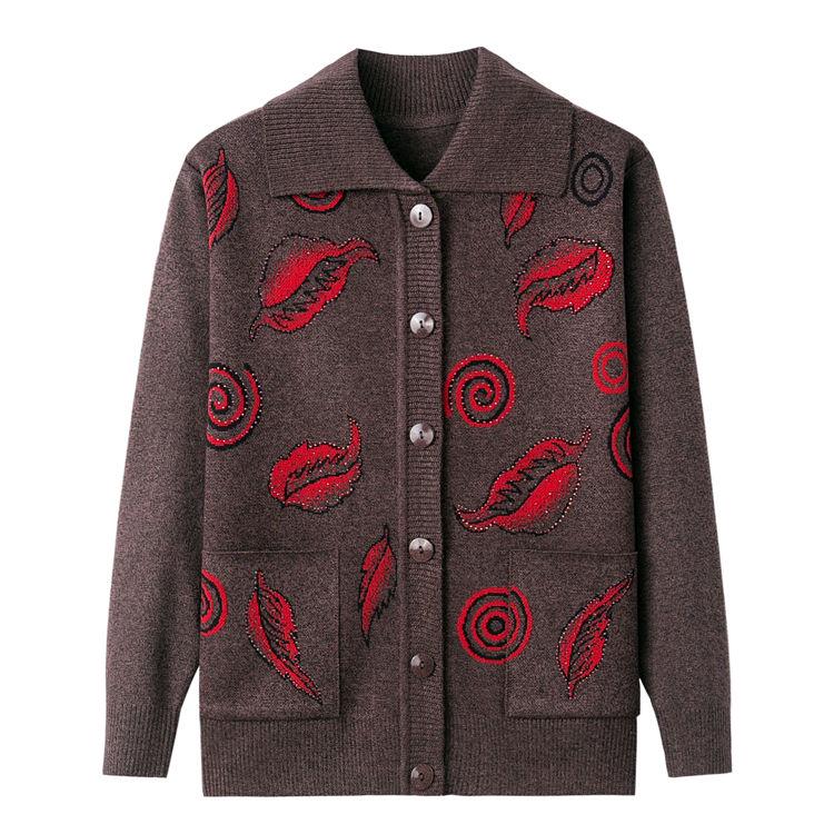 Sweater Coat Wild Large Size Knitted Sweater Autumn and Winter Women's Sweater Cardigan Sweater