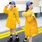 Fashion Girls Cotton Winter Thickening Plus Velvet Pike Clothing Mid-length Fur Collar Kids Winter Parkas