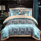 Embroidered jacquard four-piece bed linen quilt cover pillowcase noble cotton bedding European