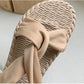 Retro Sandals Women Summer All-match Linen Texture Flat Bottom Bohemian Light Women's One-step Sandals Beach Sandals