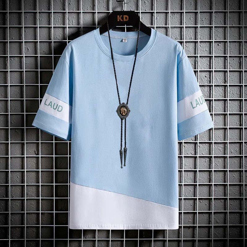Men's Short Sleeve T-Shirt Summer Half Sleeve T-Shirt Men's Trend Teen Student Men's Top