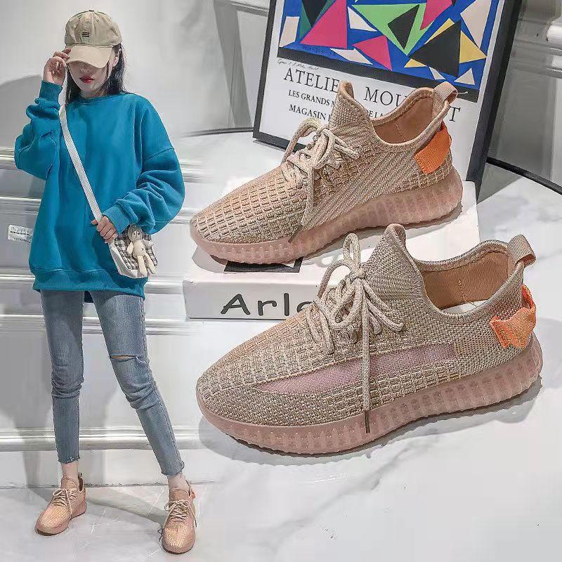 Women's Luminous Mesh Sneakers Spring Summer Breathable Mesh Shoes Students All-match Running Shoes Ladies Sneakers Casual Shoes