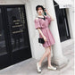 Women Plaid Dress Plus Size Sundress Sexy Straps Sleeveless Pockets Casual Loose Belted Summer Beach