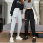 Cotton White Sports Pants Women's Spring and Autumn Models Loose and Thin Casual Pants Women's Harem Pants Women's Health Pants
