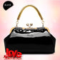 Ladies Shiny Leather Bag Handbag Fashion Shoulder Bag Diagonal Women's Bag Wedding Bag