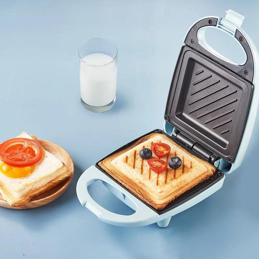 520W Mini Sandwich Making Machine Bread Maker Barbecue Machine Kitchen Supplies for Breakfast and Afternoon Tea