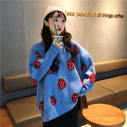 Thick High Collar Sweater Female Autumn and Winter Long Sleeve Large Size Warm Sweater Cashmere