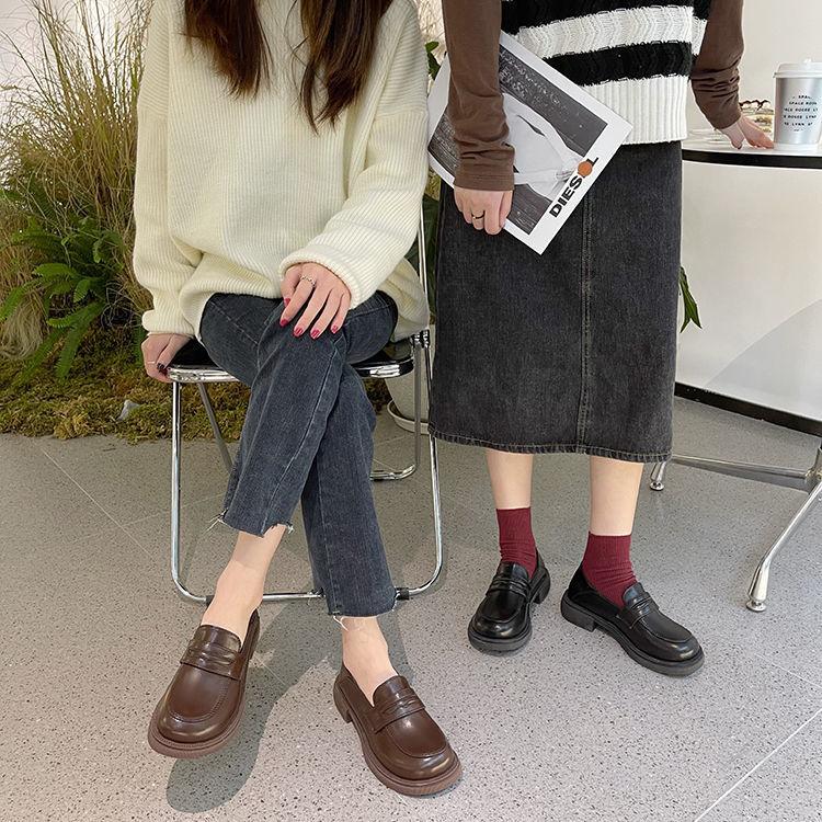 Women's Small Leather Shoes British Style Spring and Autumn Jk Uniform Shoes Japanese College Style All-match Retro Loafers