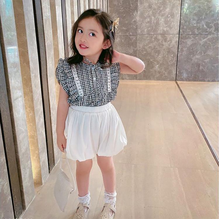 Children's Pants Summer Girls' Shorts Loose Bract Pants Korean Solid Casual Pants Lantern Pants Pumpkin Pants