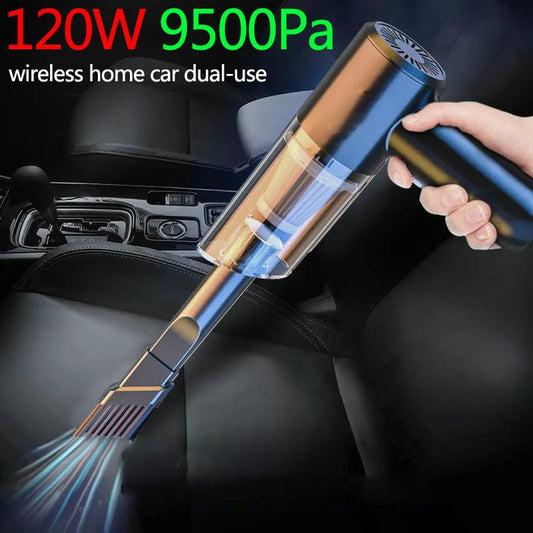 9500Pa Wireless Car Vacuum Cleaner Portable Household Handheld Vacuum Cleaner USB Head Wet & Dry Cleaner