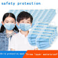 Baby Care Set Cartoon Cute Anti-Dust Mask for Kids Disposable Non-Woven Fabric Masks Random Color