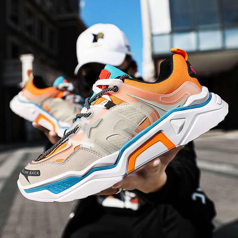 New Shoes Men's Tide Shoes Casual Men's Sports Shoes Running Shoes Couple Trend