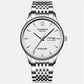 Automatic Watch Men Crystal Decoration Dial Sub-dial Mechanical Watches Strap Watch