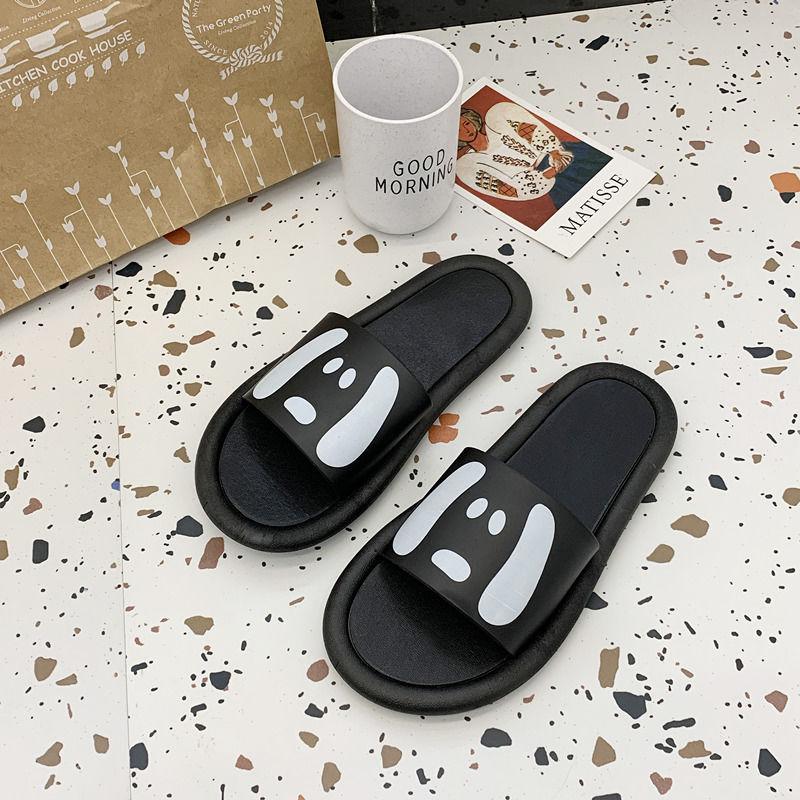 Cute Puppy Slippers Four Seasons Casual Flat Shoes Indoor Non-slip Cotton Shoes Soft Shoes