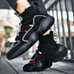 Unisex Plus Size 36-48 Men High-top Sneakers Couples Running Basketball Shoes Breathable Shockproof Non-slip Sports Shoes for Men and Women