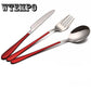 3Pcs Portable Stainless Steel Home Restaurant Knife Fork Spoon Dinnerware Set