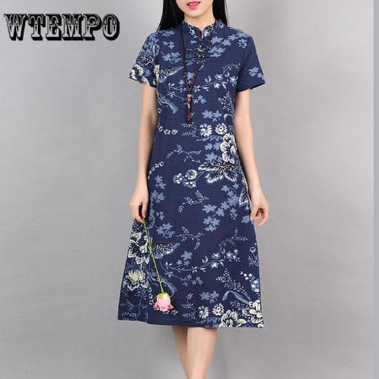 4XL Chinese Qipao Classic Women Satin Traditional Dragon Phoenix Long Dress Elegant Slim Plus Size