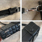 Women Box Bag Handbags Clutch Purse Shoulder Crossbody Bags Button Closure Solid Color PU Leather Purses