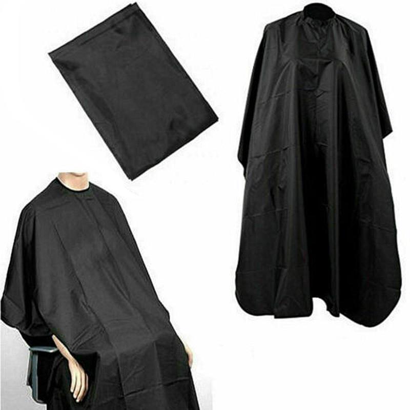 Salon Barbers Cape Hair Cutting Haircut Cape Hairdresser Gown Waterproof Cape Black