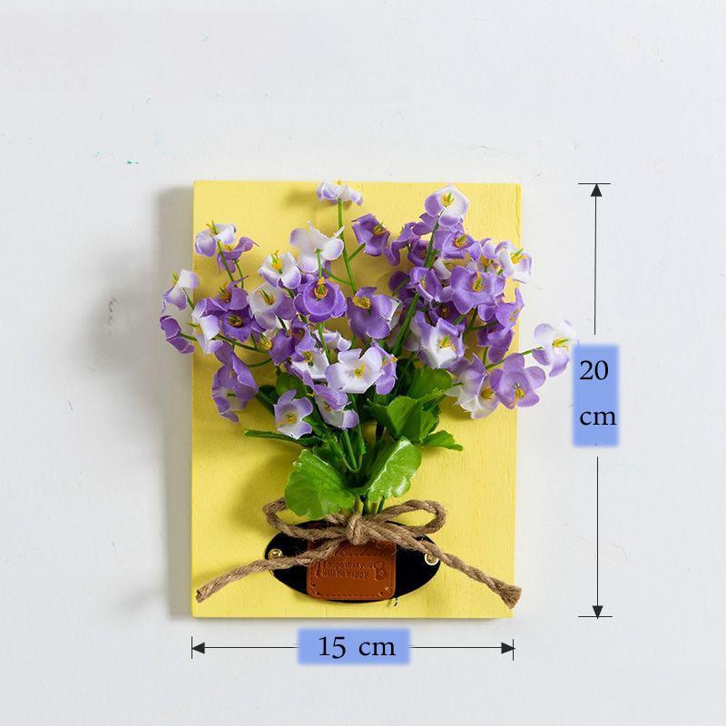 Living Room Wall Decoration Pendant Bedroom Room Wall Decoration Simulation Flower Creative Restaurant Dormitory Wall Decoration