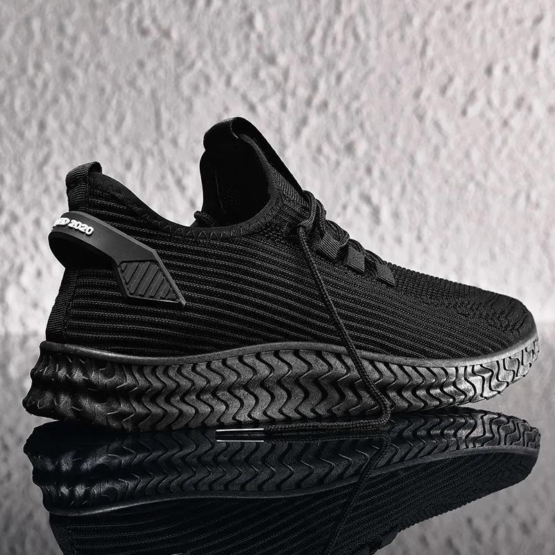 Non-slip Wear-resistant Casual Shoes Men's Breathable Mesh Shoes  Sports Shoes Hollow Cloth Shoes