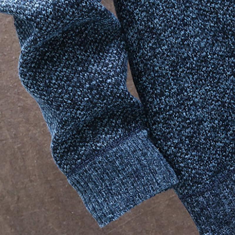 Men's Long-sleeved Turtleneck Sweater Solid Color Fashion Plus Velvet To Keep Warm Sweatshirts Autumn and Winter