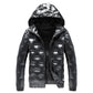 Winter Hooded Down Jacket Short Thick Warm Jacket Shiny Simple and Versatile Winter Clothes