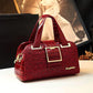 Genuine Leather Handbags Fashion All-match Handbags Atmospheric One-shoulder Messenger Bag Crocodile Pattern Middle-aged Mother Bag