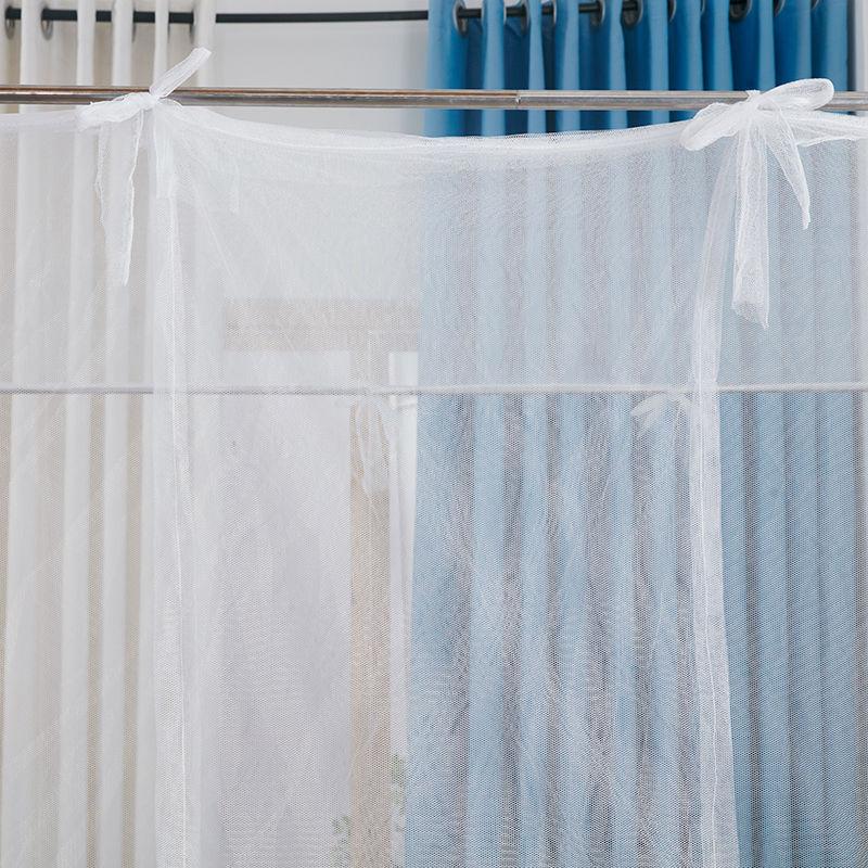 Household Double Encryption Single Door Square Top Traditional Landing To Increase Old-fashioned Mosquito Nets Tethered Mosquito Nets
