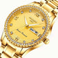 Automatic Watch Men Gold Mechanical Watches Waterproof Luminous Hands Date Calendar montr