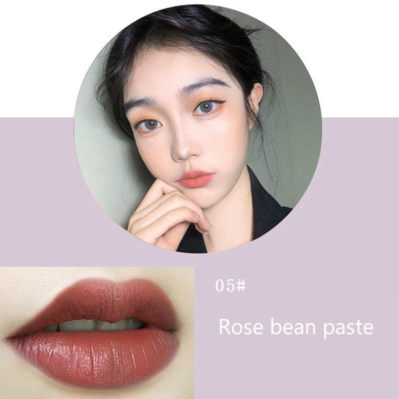 Matte velvet lipstick student cute retro cherries alternative color long lasting lipstick