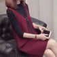 Autumn and Winter Lace Vest Dress Loose Sleeveless Long Vest Fashion Casual Women's Strap Skirt