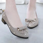 Women's Shoes Spring Single Shoes Low Thick Heel Casual Shoes Summer and Autumn All-match Work Shoes