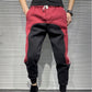 Men's Sports Pants Slim Fit All-Matched Small Foot Pants Splicing Casual Sweatpants Men