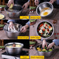 3PCS/Set Kitchen Graters Cheese Grater with Stainless Steel Drain Basin for Vegetables Fruits Salad