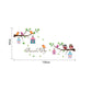 Sticker Cartoon Owl Branches Wall Stickers for Kids Rooms Children Room Nursery Bedroom