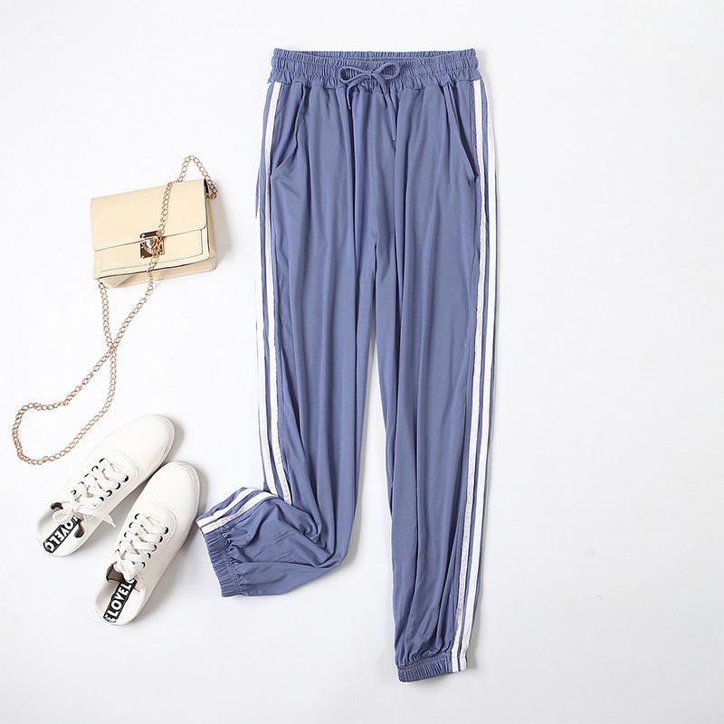 Women Casual Pants Harem Pencil Trousers Thin Summer Breathable Sweatpants Lady Fashion Bottoms