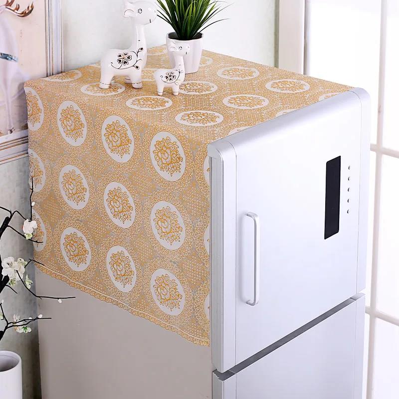 Refrigerator Cover Cloth Dust Cover Single Door Refrigerator Cover Cloth Towel Pvc Simple Waterproof Washing Machine Cover
