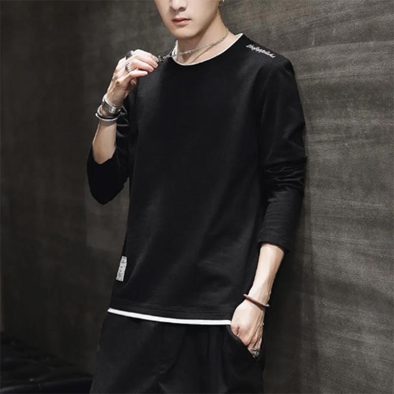 Men's Long-sleeved T-shirt Sports Trend Top Clothes Student T-shirt Bottoming Shirt Sweater Men's Clothing