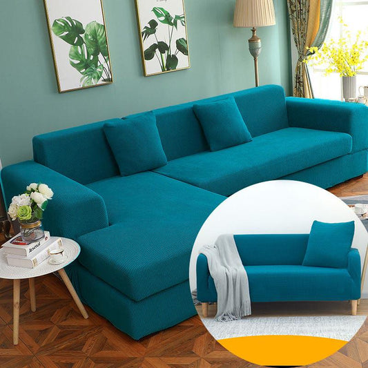 Elasticity Stretch Couch Cover Solid Color Sofa Covers Tight All-inclusive Stretch Bed Slipcover
