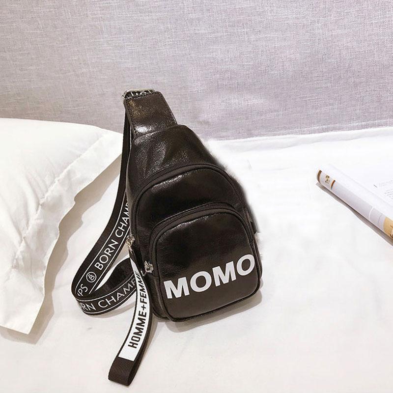 Shiny PU Sling Bag Unisex Outdoor Sports Slung Riding Bag Waterproof  Travel Men Women Shoulder Bag Crossbody Chest Bag for Gift