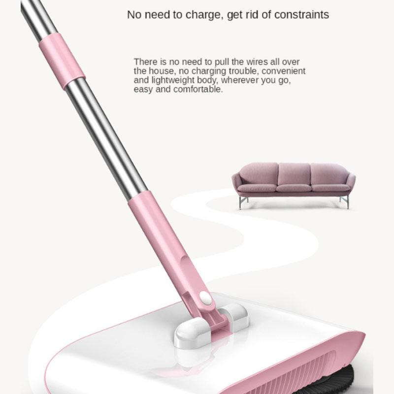 Hand-push Sweeper Household Multi-function Sweeping and Mopping Machine Lazy Broom Dustpan Mopping Set Cleaning Artifact