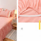 Skin-friendly Bed Skirt Three-piece Bedding Bed Skirt-style Bedspread Sheets Non-slip and Dust-proof Bed Sheet Protective Cover
