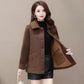 Fur Coat Women's Winter Imitation Lamb Wool Short Lamb Velvet Coat Thick Granular Velvet