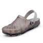 Unisex Summer Sandals Slippers Dual Use Couples Breathable Hole Shoes Men's Slippers Baotou Beach Shoes Women's Sandals Non-slip Flat Sandals