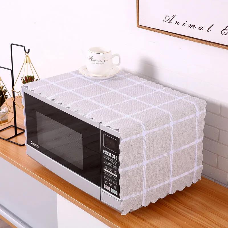 Microwave Oven Dust-proof Household Appliances Protective Cover Oil-proof and Waterproof Fabric Dust-proof