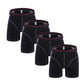 4 pcs New Long style Men Boxers Long Edition Underwear Shorts Cotton Breathable Underwear