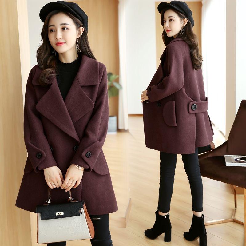 Long Sleeve Winter Wool Coat Women's Jacket Casaco Feminino Ladies Autumn Slim Short Woolen Coats